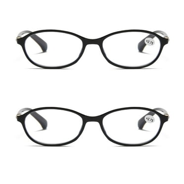 2 Pairs Womens Ladies Blue Light Blocking Reading Glasses Computer Gaming Readers +0.75