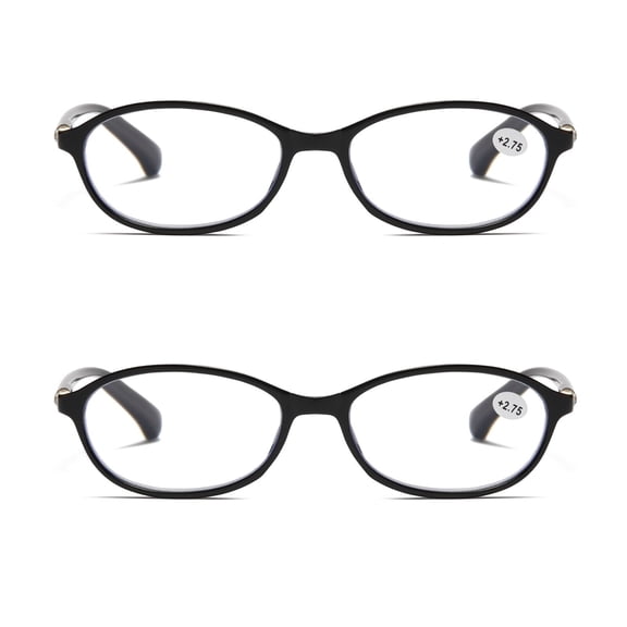 2 Pairs Womens Ladies Blue Light Blocking Reading Glasses Computer Gaming Readers +3.50