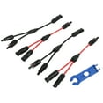 2 Pairs Y Branch Solar Panel Cable 30A Connector MMF FFM Set Wire