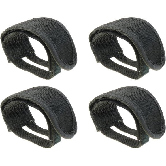 2 Pairs of Bike Toe Straps for Fixed Gear Bicycles