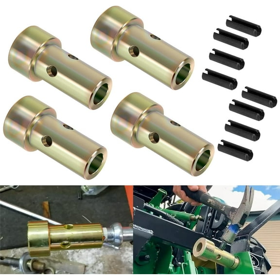2 Pairs of Cat 2 Quick Hitch Adapter Bushings Set Fit for Category II 3-Point Tractor