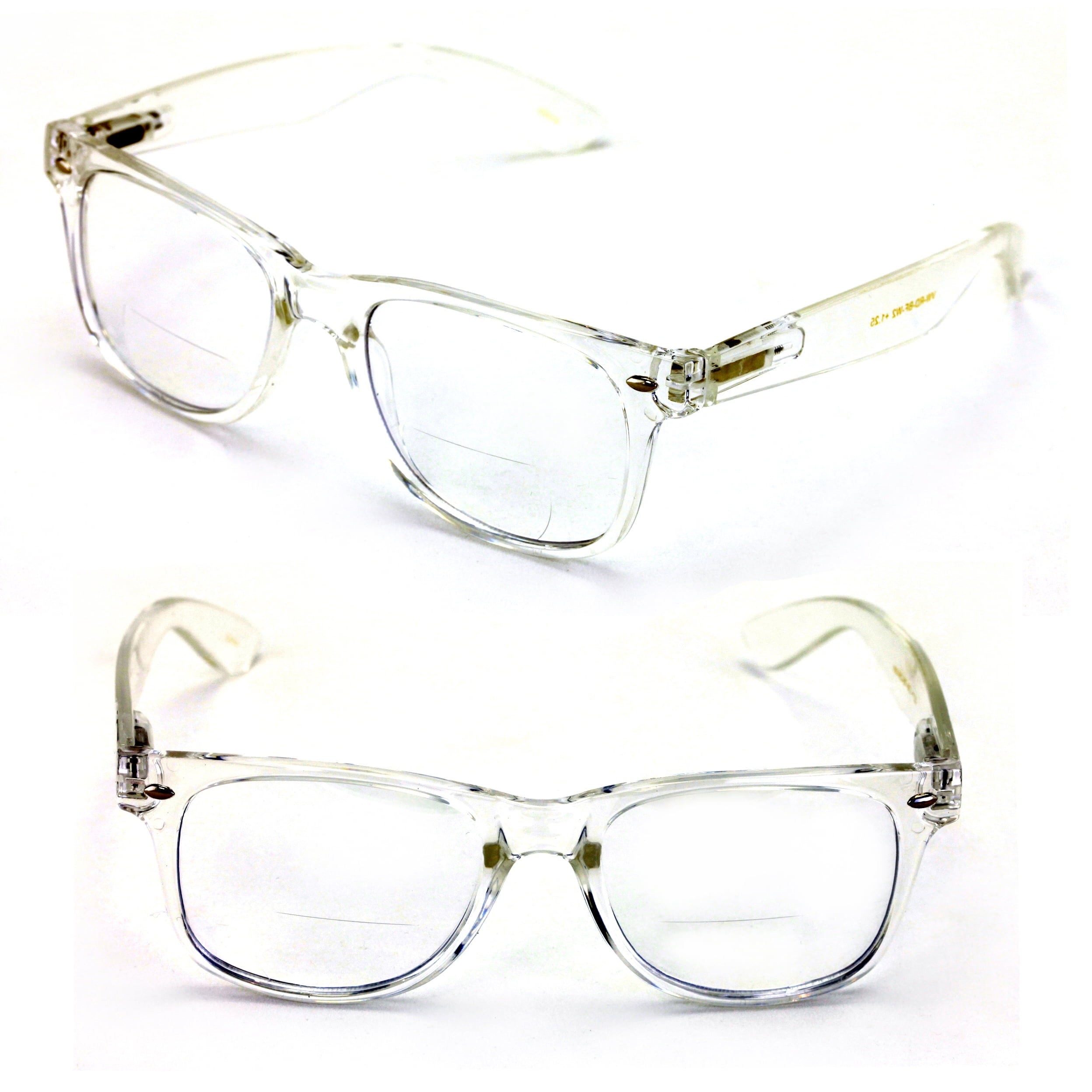 Bifocal reading glasses clear on top hotsell