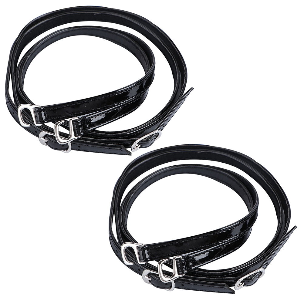 CIMAXIC Daily Use Heel Strap Shoe Fixing Strap Black Pu 2 Pairs DIY ... - Soft Elastic Heel Straps For Stability