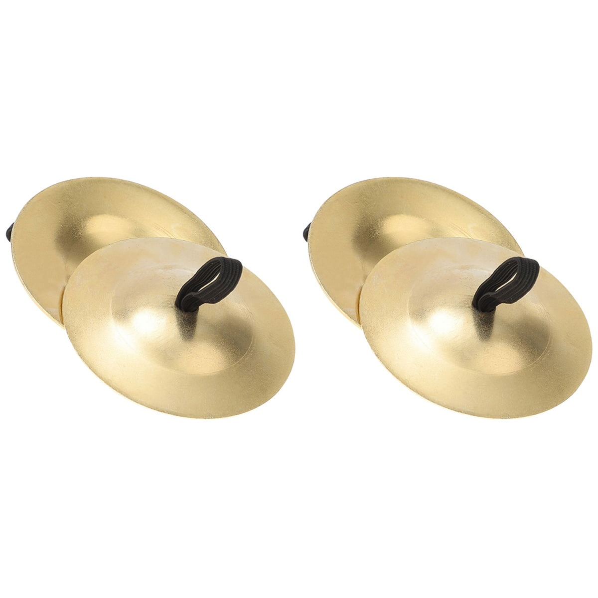 2 Pairs of Kids Finger Cymbals Musical Instruments for Dancer Ball
