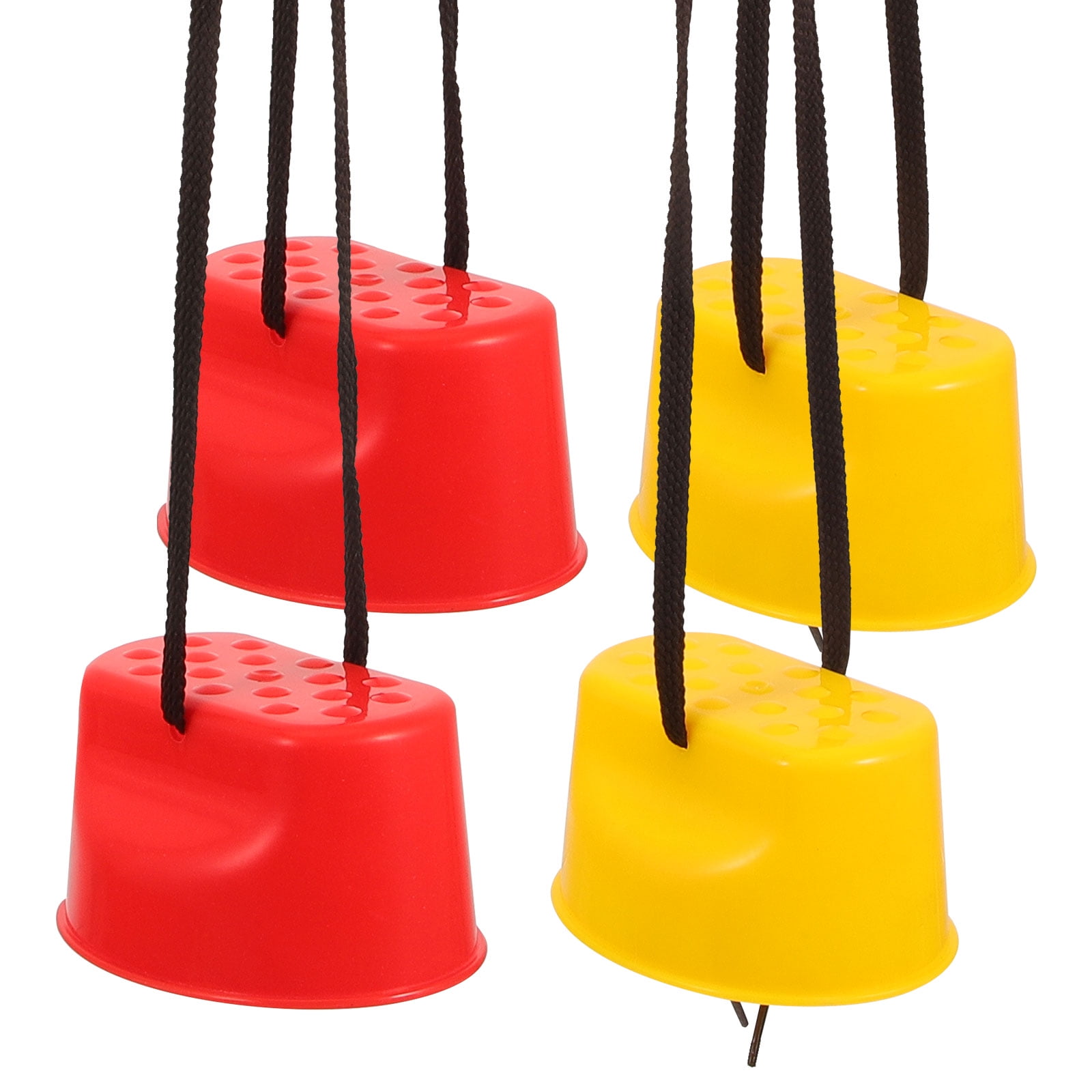 2 Pairs of Kids Stilts Kindergarten Stepper Toy Interactive Balance Toy