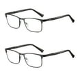 thumbnail image 1 of 2 Pairs of Metal Mens Spring hinges Reading Glasses +1.00 ~ 3.50, 1 of 2