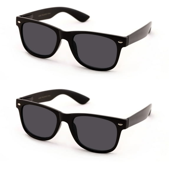 2 Pairs of Outdoor Full Lens Reading Sunglasses - Cool Outdoor Readers For men Or Women