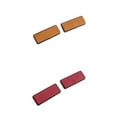 thumbnail image 1 of 2 Pairs of Rectangular Reflectors Universal for Motorcycles, Scooters, s, , Dirt Bikes, 1 of 8