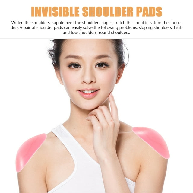 2 Pairs of Shoulder Pads for Women Selfadhesive Shoulder Pads