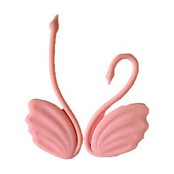 2 Pairs of Swan Cake Decoration Swan Figurines Swan Cake Toppers Swan Statue for Birthday Wedding Christmas Cake