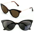 thumbnail image 1 of 2 Pairs of Womens Fully Magnified Outdoor Reading Sunglasses - Full Tint Readers Cateye Black Tortoise +1.50, 1 of 6