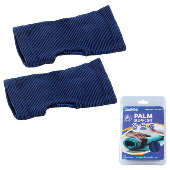 2Pc Palm Hand Wrist Support Brace Thumb Wrap Elastic Pain Relief Sports One Size