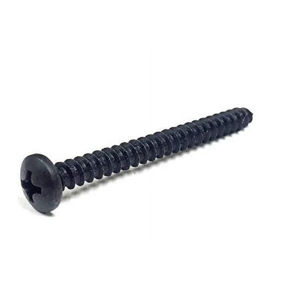 2” Pan Head Screw #8 Sheet Metal Black Oxide- 200PK
