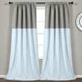 thumbnail image 1 of 2 Panels Blackout Tulle Skirt Window Curtains for Bedroom 52''X84'', 1 of 6