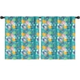 thumbnail image 1 of 2 Panels Cartoon Movie Print Pattern Nursery Curtains for Cartoon Lovers,Boys Girls Kids Cartoon Window Drapes for Living Bedroom Playroom Room Decor Rod Pocket 52x63Inch, 1 of 5