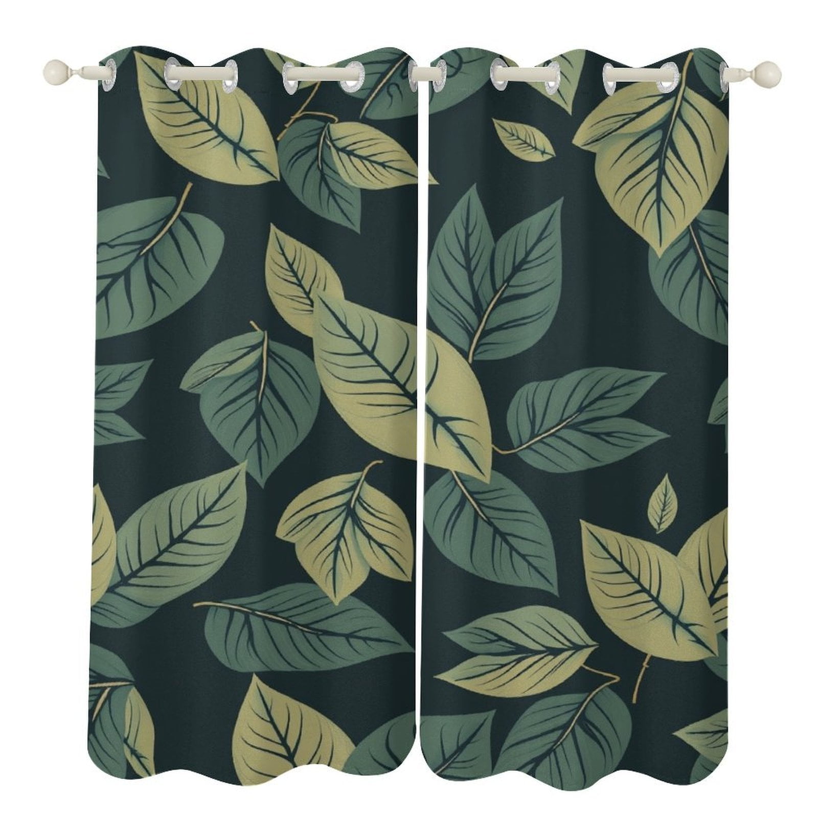 Leafy Relics Window Curtain