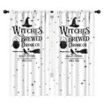thumbnail image 1 of 2 Panels Print Pattern Nursery Curtains Boys Girls Kids Halloween Nightmare Before. Window Drapes for Living Bedroom Playroom Room Decor Rod Pocket 42x84 Inch, 1 of 5