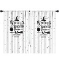 thumbnail image 1 of 2 Panels Print Pattern Nursery Curtains Boys Girls Kids Halloween Nightmare Before Window Drapes for Living Bedroom Playroom Room Decor Rod Pocket 52x84 Inch, 1 of 5