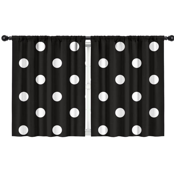 2 Panels Print Pattern Nursery Curtains Boys Girls Kids Window Drapes for Living Bedroom Playroom Room Decor Rod Pocket 42x54Inch