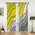 thumbnail image 1 of 2 Panels Sage Green Gray Gradient Curtains for Bedroom Living Room Drapes Kitchen Children's Room Window Curtain Modern Home Decor, 1 of 7