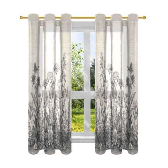 Sun Protector Room 2 Panels Set Blackout Curtains Thermal Insulated Sun Protection Room ...