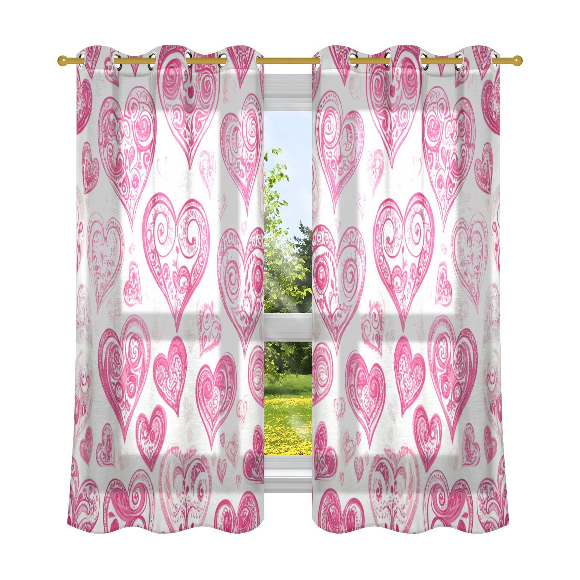 Sun Protector Room 2 Panels Set Blackout Curtains Thermal Insulated Sun Protection Room ...