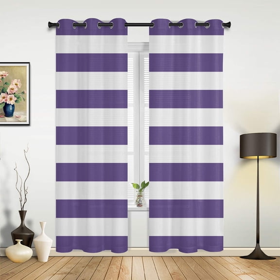 2 Panels Stripes Pink White Curtains for Bedroom Living Room Drapes Kitchen Children's Room Window Curtain Modern Home Decor