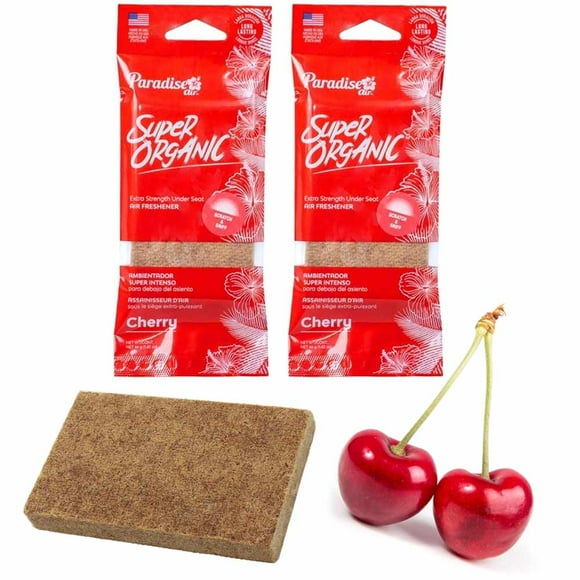 2 Paradise Super Organic Cherry Scent Air Freshener Block Stone Fragrance Aroma
