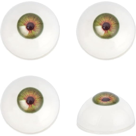 2 Paris Realistic Eyes Big Eyeballs 32mm Large Acrylic Eyeballs Half Round Craft Eyeballs Human Eyes Scary Eyeballs Hollow Eyeballs