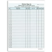 2 Part Carbonless Patients Sign in Forms 250