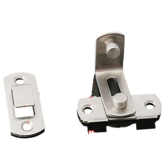 2 Part Tiny Door Lock Screw Against Burglary Metal Secure For Barn Entrances Pet Enclosures Sliding Glass Security