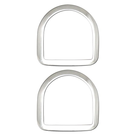 2 Pc 2-1/2 In X Stainless Steel Horse Beveled Saddle Rigging Dee