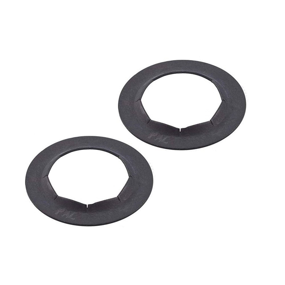 2 Pc, 5/8 (0.625) inch Phosphate + Oil Push on Pal Cap Nuts, 8 Tab, Roller Shafts Axle Caps, Wheel Retainers 5/8", 5/8in.