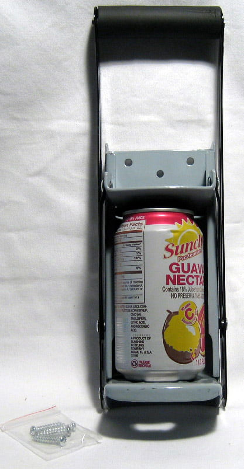 2 Pc Aluminum Can Crusher Recycle Soda Beer Bottle Opener Wall Mounted