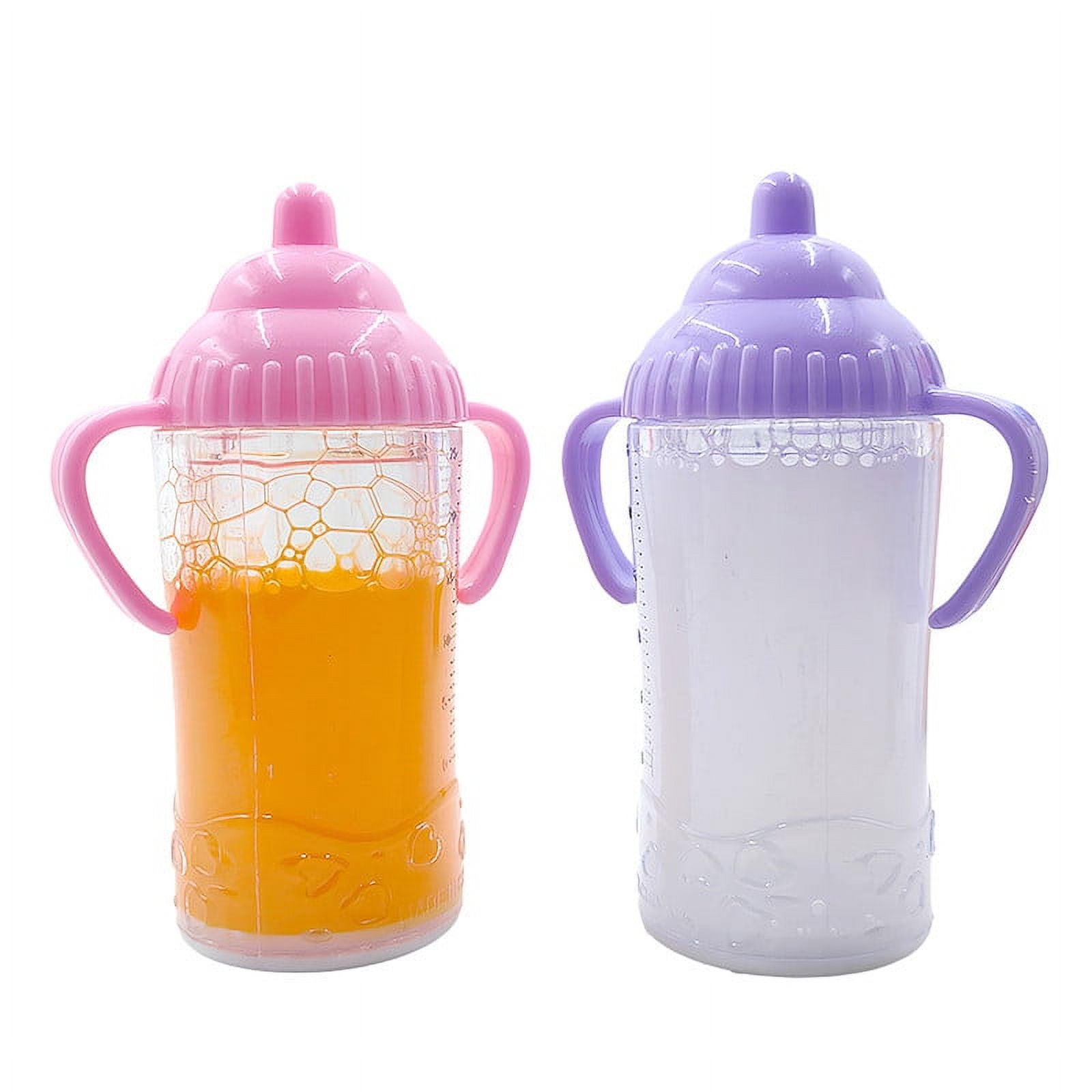 2 Pc Baby Dolls Feeding Bottle Magic Set Disappearing Milk Pretend Play