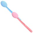 thumbnail image 1 of 2 Pc Back Rubs Massage Bath Brush, Long Handle Shower Back Scrubber Shower Lotion Applicator, Single Sided Detachable for Easily Self Apply Lotions Back Cream Applicator for Skin Care 15", 1 of 9