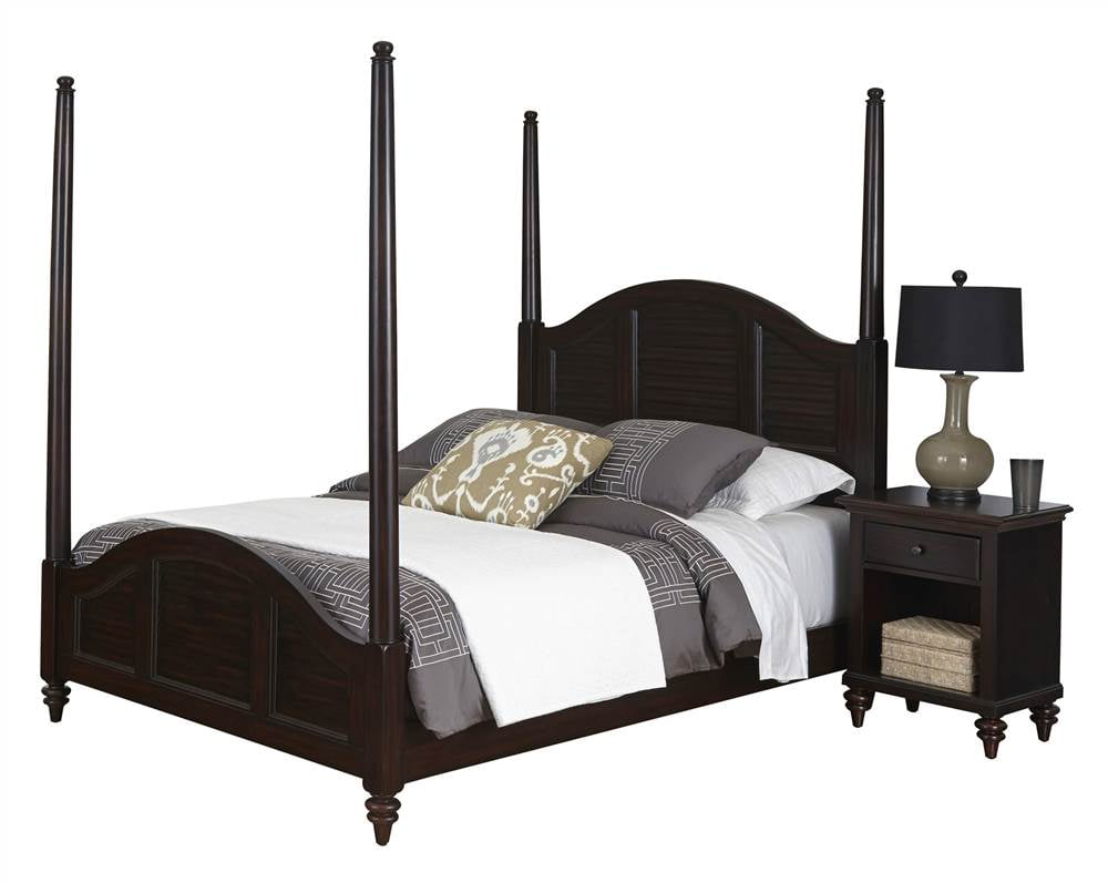 2-Pc Bedroom Set in Espresso Finish (Queen: 89.25 in. L x 63 in. W x 80 in. H)