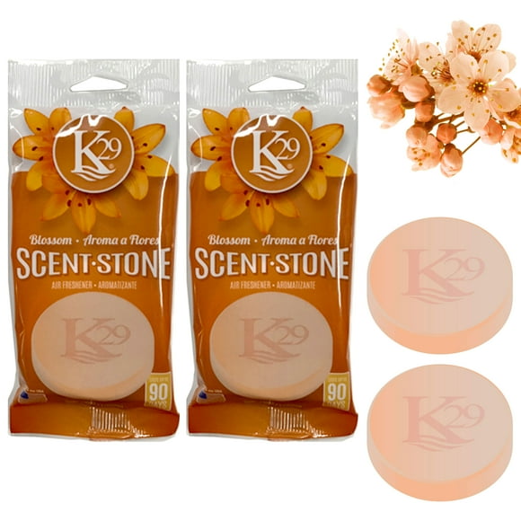 2 Pc Blossom Aroma Scent Stones K29 Keystone Natural Flower Air Freshener Auto