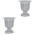 2 Pc Classical Vase Wedding Flower Stand European Style Ornament