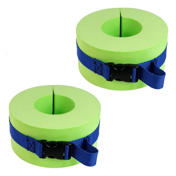 2 Pc Foam Swim Aquatic Cuffs, Aerobics Float Ring Fitness Exercise Set ...