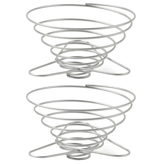 2 Pc Folding Funnel Household Filter Cup Space Savers Insense Cones Coffee Machine Strainer Hand Frother for Spring Manual Travel