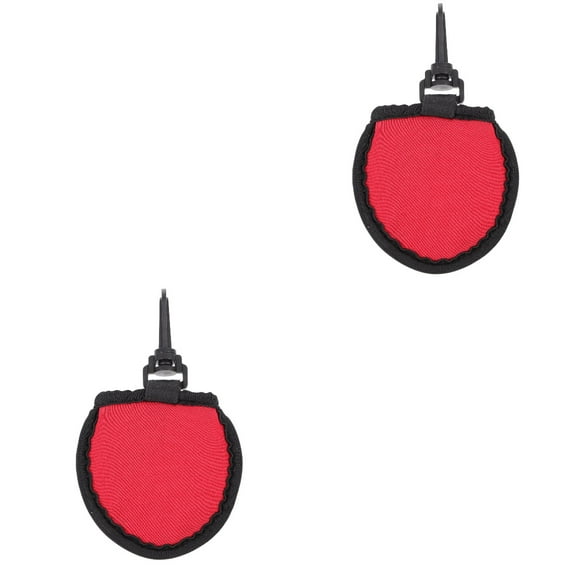 2 Pc Golf Cleaning Bag Pocket Bags Multi-function Golfs Red Neoprene