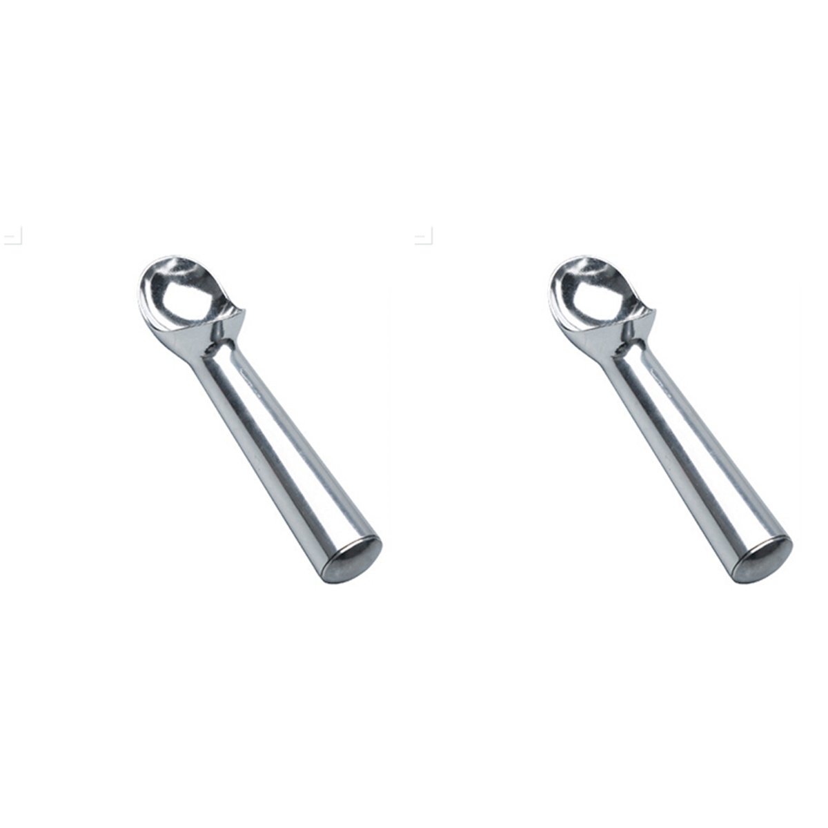 2 Pc Ice Cream Scoop Melon Baller Metal Spoons Mashed Potato Alloy Cookie Dough