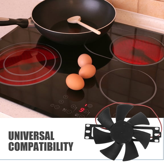 2-Pack 18V Induction Cooker Cooling Fans for Kitchen Cooktop Ventilation Replacement Parts for Induction Stove