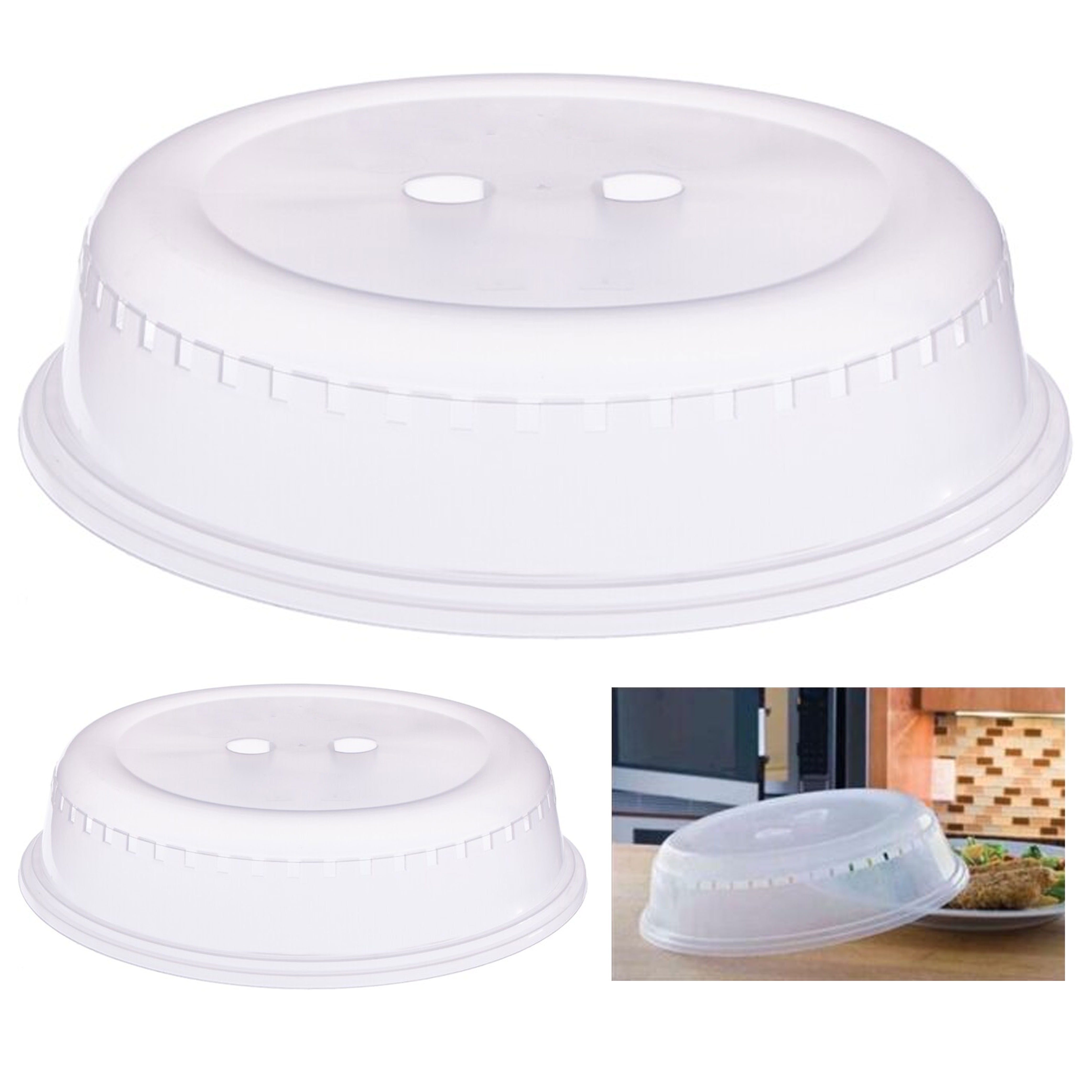 Microwave Plate Cover - Set of 2