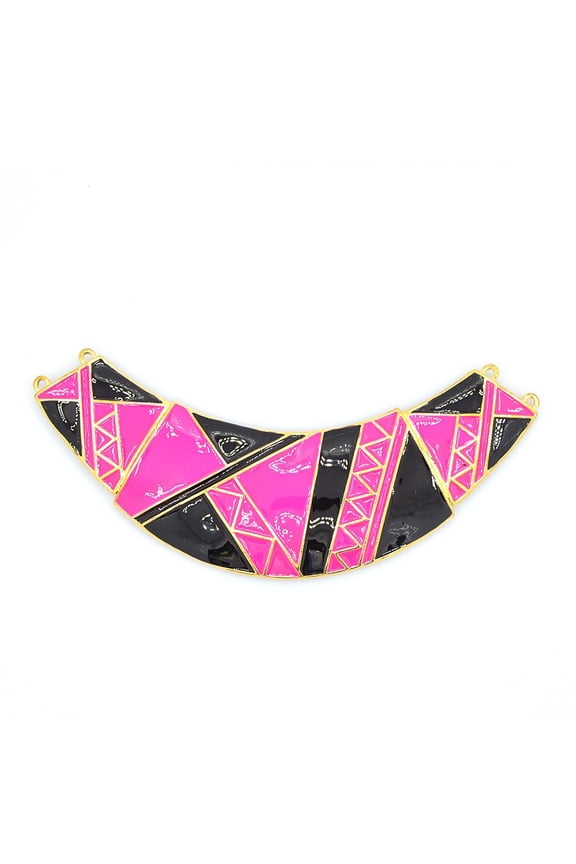 2 Pc Moon Shape Links Alloy Enamel Moon Links Chandelier Components Link Charms Jewelry Pendant Charms Linking Connectors Charm for DIY Dangle