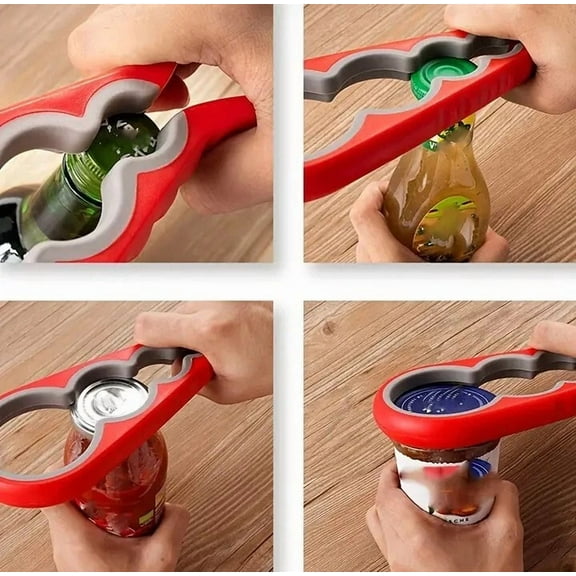 2 Pc Multifunctional 4-In-1 Jar Opener, Jar Gripper, Kitchen Tool