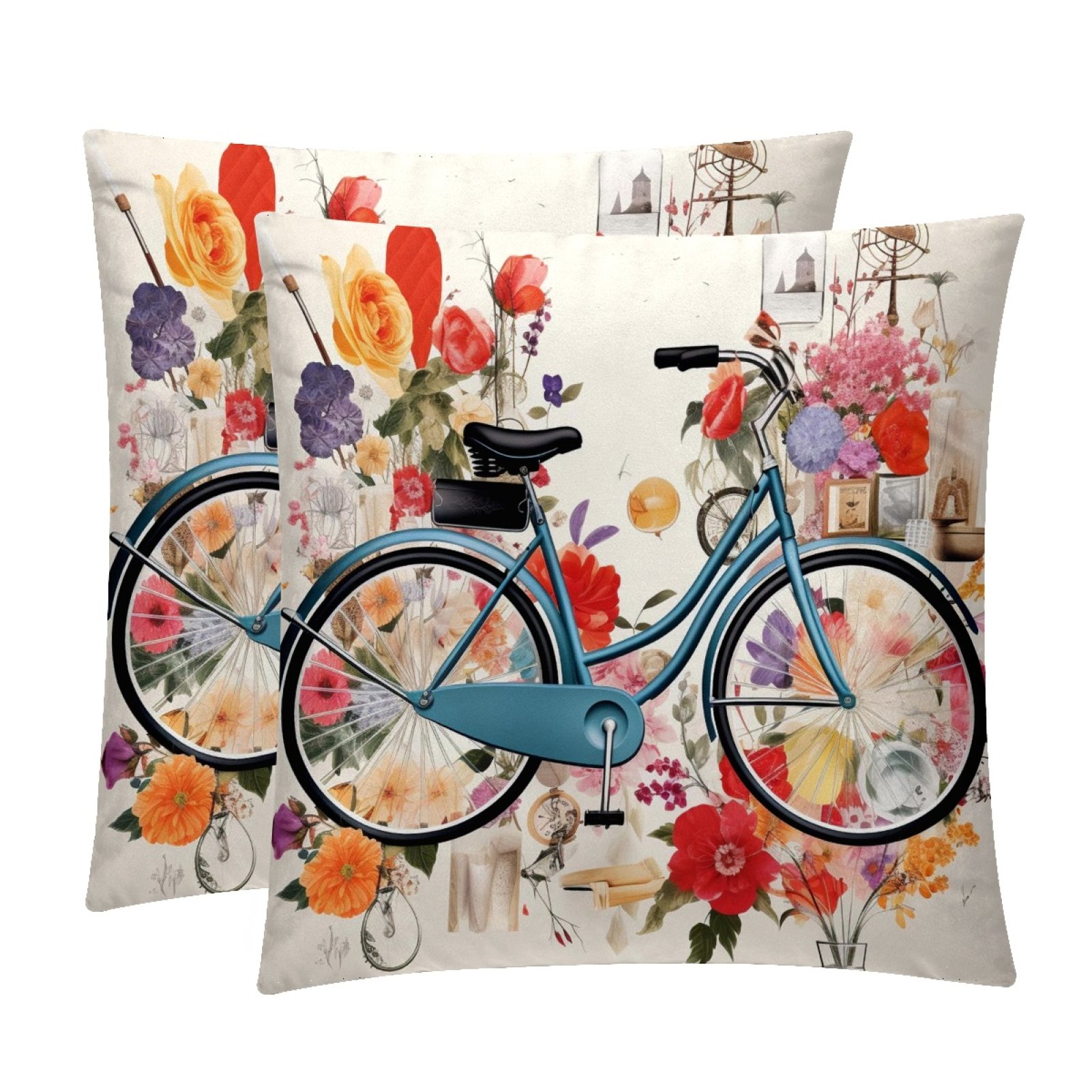 2Pc Pillow Cases Standard Size,Throw Pillow Cover 18x18 in,Abstract