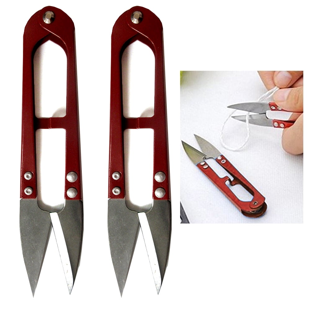 3Pcs Sewing Scissors Clippers, Multipurpose Quick-clip Yarn Thread Cutter,  Portable Embroidery Thrum Fishing Thread Cutter, Mini Snips Trimming Nipper