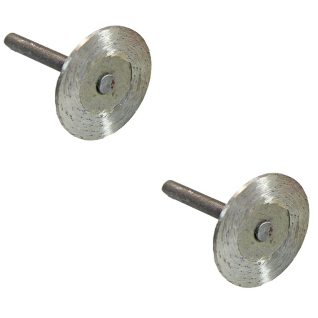 2 Pc Rotary Tool Diamond Blade Gemstones Glass Cutting Disk Diamond